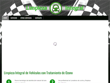 Tablet Screenshot of limpiezacochesintegral.com